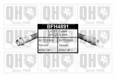 QUINTON HAZELL bfh4891 -  Тормозной шланг